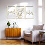 Butterfly Wooden Panels Uplifting Three Piece Wall Art, thumbnail 9 of 9