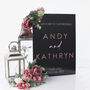 Welcome To Our Wedding Black Acrylic Sign, thumbnail 1 of 7