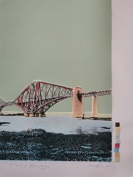 'Forth Bridge' Original Signed Screen Print, 8 of 12