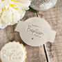 Personalised Baptism Fondant Embosser With Name And Date, thumbnail 9 of 9