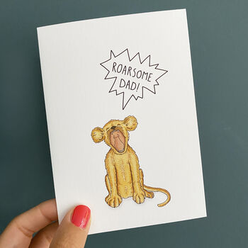Roarsome Dad! Card, 3 of 4