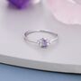 Vintage Inspired Lilac Purple Cz Ring, thumbnail 6 of 12