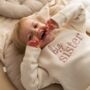 Big Sister Children's Natural Sweatshirt, thumbnail 1 of 5