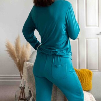 Personalised Soft Jersey Lace Pyjamas Gift, 4 of 5
