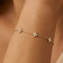 Gold Or Silver Flower Bracelet, Women's Jewellery, thumbnail 10 of 10