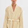 Geo Triangle Unisex 100% Cotton Velour Bathrobe, thumbnail 3 of 3