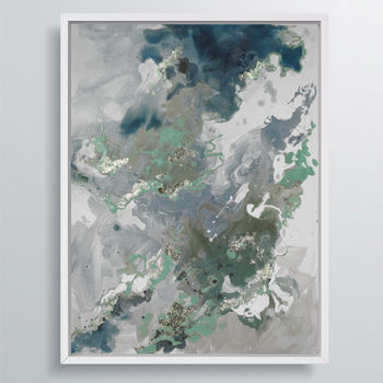 'Marino Stone' Framed Giclée Abstract Canvas Print Art, 4 of 6