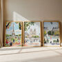 Set Of Three Paris, France Watercolour Prints, thumbnail 4 of 8
