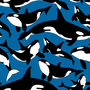 Killer Whales/Orchas Lampshade, thumbnail 3 of 3