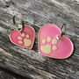 Pink And Silver Heart Pet ID Tag, thumbnail 8 of 8