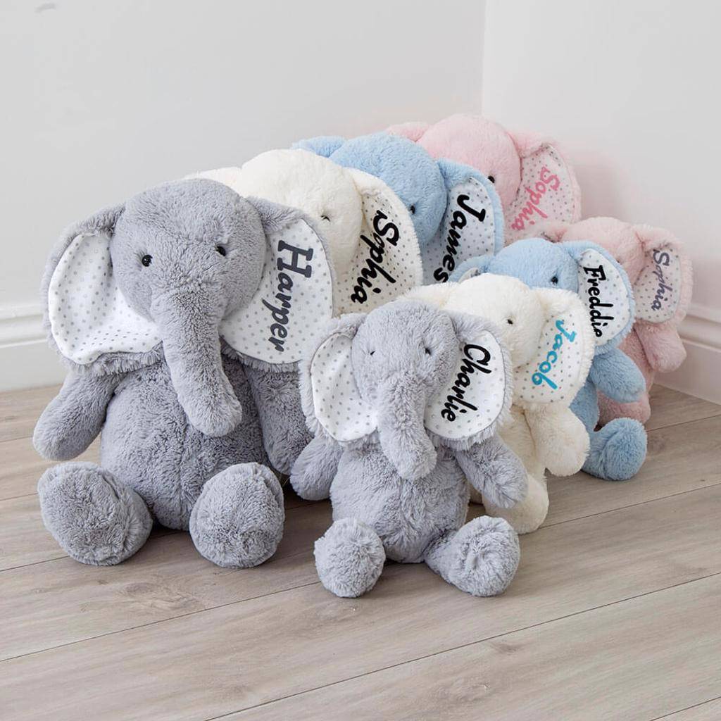 elephant soft toy big