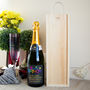 Luxury Champagne With Personalised Black Birthday Label, thumbnail 6 of 7