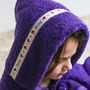 Children's Personalised Hooded Towel | Up To 13yrs, thumbnail 4 of 12