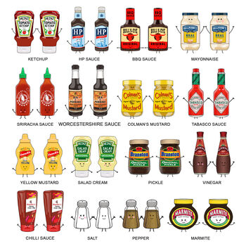 Personalised Family Condiments Print, 5 of 5