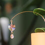 Hanging Crystal Heart Ornament, thumbnail 1 of 6