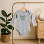 Fathers Day 'Daddy You Rule' Baby Vest, thumbnail 3 of 6