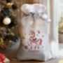 Personalised Velvet Unicorn Stocking Or Sack, thumbnail 2 of 7