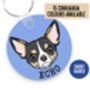 Chihuahua Portrait Keyring, thumbnail 1 of 6