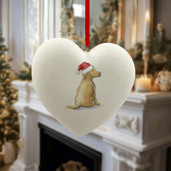 Labrador Yellow Ceramic Bauble, 3 of 4