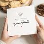 Personalised Grandad Christmas Card From Grandchildren, thumbnail 1 of 7