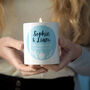 Personalised Seaside Wedding Candle, thumbnail 1 of 3
