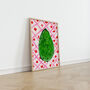 Avocado Food Art Print Produce Kitchen Poster, thumbnail 2 of 12