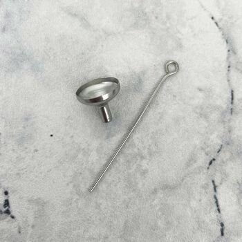 Personalised Sterling Silver Engraved Heart Cremation Ashes Urn Necklace, 11 of 12