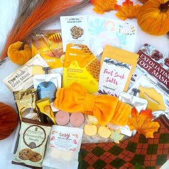 Cosy Pumpkin Season Gift | Hygge Spa Pamper Hamper, 2 of 10