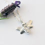 Bee Necklace In Sterling Silver, thumbnail 3 of 11