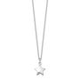 Solid Sterling Silver Star Necklace, thumbnail 2 of 5