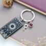 The Sun Tarot Card Personalised Keyring Whimsigoth. Witchy Accessories, thumbnail 3 of 9