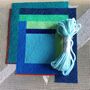 Modern Needlepoint Kit With Hand Painted Canvas, thumbnail 8 of 8