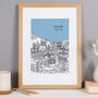 Personalised Leeds Print, thumbnail 2 of 10