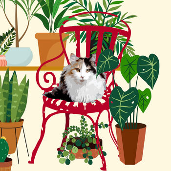 Personalised Cat Print, Cat Gift, Cat Lover Art, 2 of 9