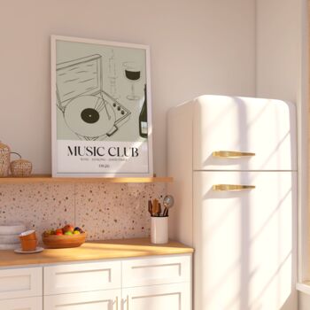 Music Club Print Gift For Music Lovers, 7 of 7