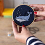 Mini Whale Embroidery Kit, thumbnail 2 of 6