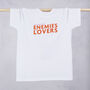 'Enemies To Lovers' T Shirt, thumbnail 2 of 2