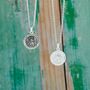 Personalised St Christopher Small Silver Necklace, thumbnail 6 of 12