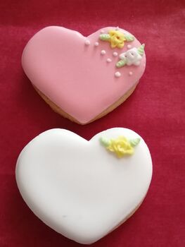 Hearts And Flowers Cookies, 2 of 5