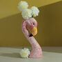 G Decor Graceful Tropics Ceramic Flamingo Vase, thumbnail 1 of 4
