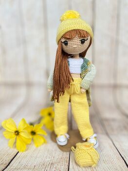 Posable Handmade Crochet Doll For Kids And Adults, 12 of 12