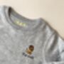 Children's Personalised Embroidered Lion Sweatshirt, thumbnail 2 of 6