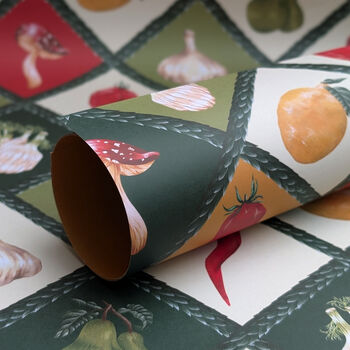 Vintage Food Themed Wrapping Paper, 2 of 7