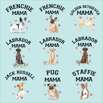 Choose Your Dog. Dog Mama Tote Bag, 7 of 8