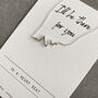 Silver Heartbeat Necklace. There For You, thumbnail 5 of 6
