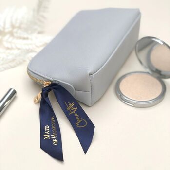 Maid Of Honour Boutique Personalised Make Up Bag, 8 of 12
