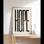 Hope, Always Hope, Letterpress Positive Quote Print, thumbnail 5 of 6