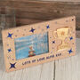 Number One Dad Trophy Oak Photo Frame, thumbnail 1 of 2