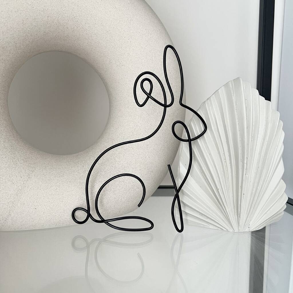 Wire Rabbit Decoration By OLIVIN DESIGNS | notonthehighstreet.com