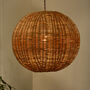 Guthrie Round Wicker Pendant Light Shade, thumbnail 3 of 5